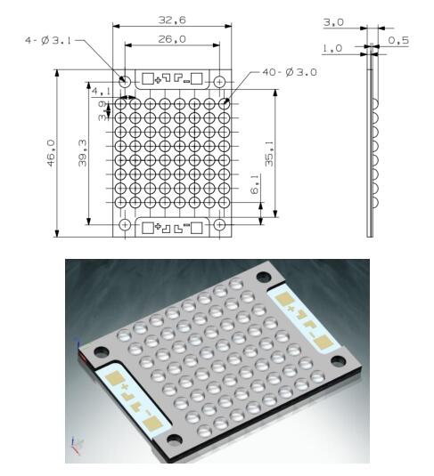High Intensity UV LED Modules Chip