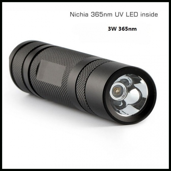 UV führte Taschenlampe Nichia 365nm 3w