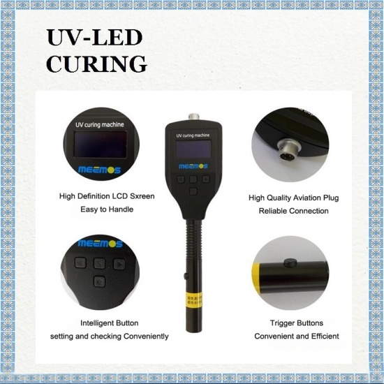 Portable UV-System zum Aushärten der UV-Härtung Stift Punkt-Kontakt-Schalter USB-Anschluss 365nm 395nm