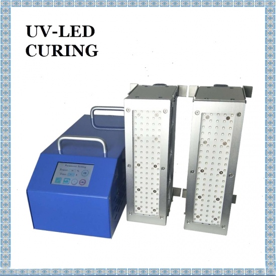50 * 200mm Double-Position UV-LED-Härtungsgerät Spezialisierte Härtungsanlage für Stereolautsprecher