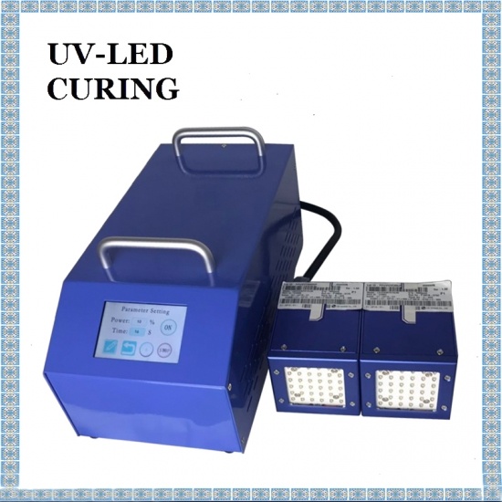  50x50mm UV-LED 365nm 385nm 395nm 405nm UV-Härtungslampe mit vier Bestrahlungsköpfen