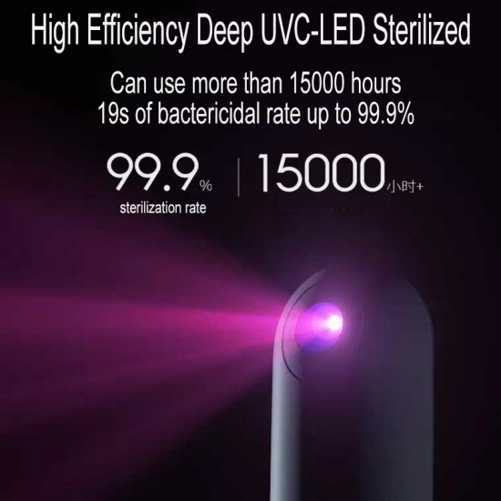 tragbare UV-LED-Lampe Hand-UV-Sterilisator, der Bakterien abtötet