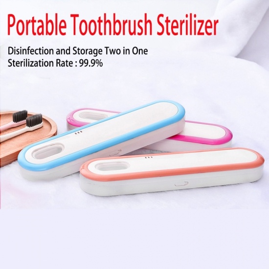 Portable UV-Zahnbürste-Sterilisator UV-Desinfektion Fall für das Kind Home Business Hotel Reisen Single Pack