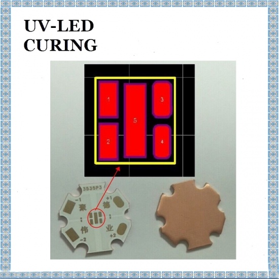 UVA UVC Doppelwellenlänge LED Kupfersubstrat UVC LED Dual Chip Platine für UVA UVC UV Sterilisationslicht