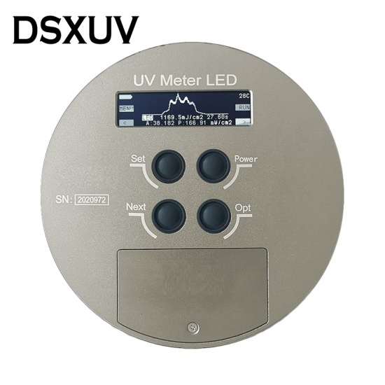  UVA LED-UV-Energiezähler-Test 365nm 385nm 395nm 405nm ultraviolette Leistung Illuminometer 