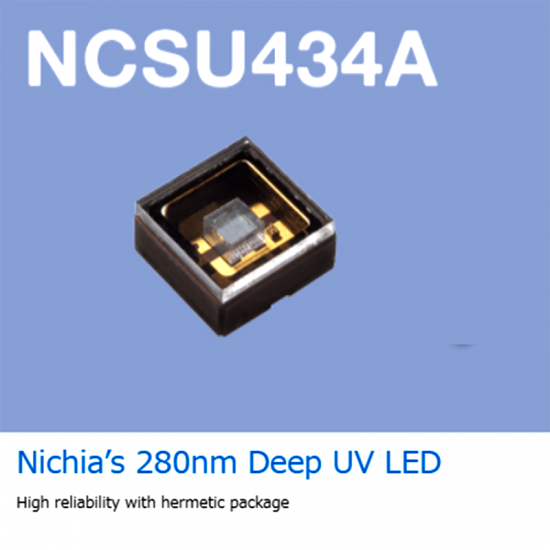 NICHIA NCSU434A UVC LED 280nm Deep Ultraviolet Light Emitting Diode UVC Lampenperlen