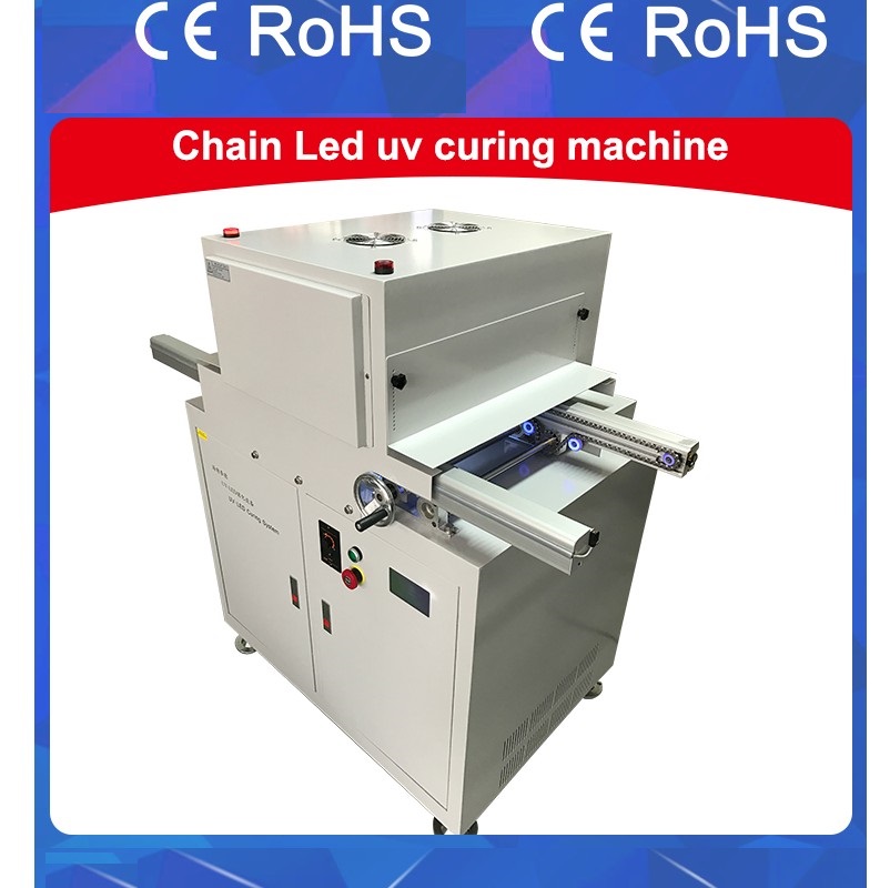 Chain Conveyor Belt UV LED Curing System