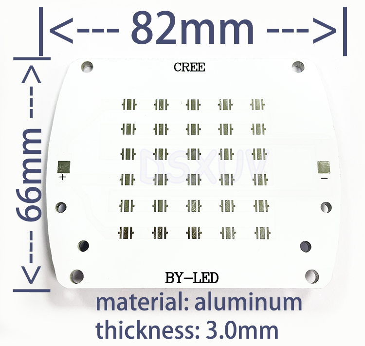 UV-LED-Platte auf Aluminiumbasis