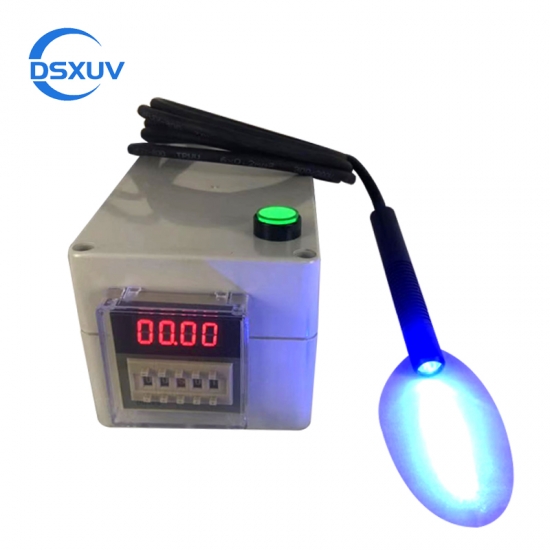 Spot-Typ LED UV-härtende Lichtquelle mit hoher Intensität mit Timer-Ultraviolett-Trockenlampe