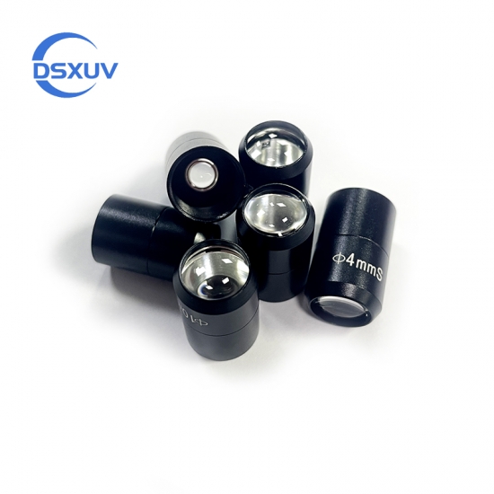 JGS1 Quarzglas-Fokussierlinse mit hoher Durchlässigkeit für UVC-UVB-LED