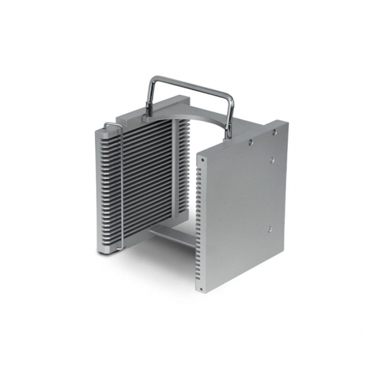 5 Zoll 25 Slot Aluminiumlegierung Präzisionsverarbeitung Wafer Metall Kassettenmaterial Lager Transferbox