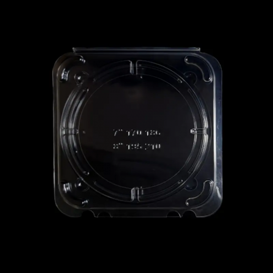 Blisterbox 8 Zoll Wafer Kunststoffverpackungsbox Transparenter Ring 6 Zoll antistatisch