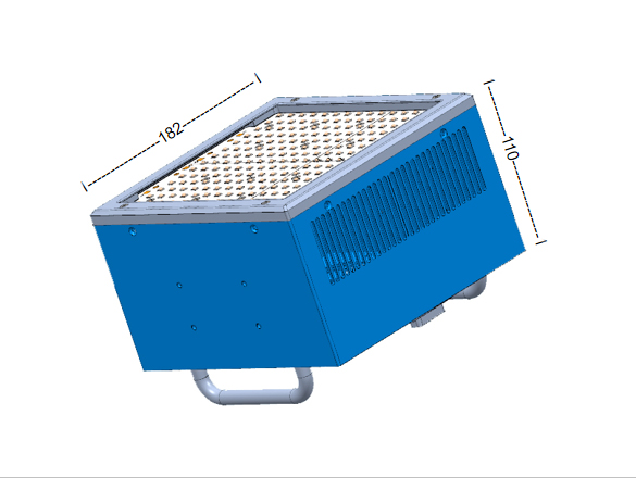 Hochleistungsfähige, handgeführte UV-LED-Härtungslichtquelle